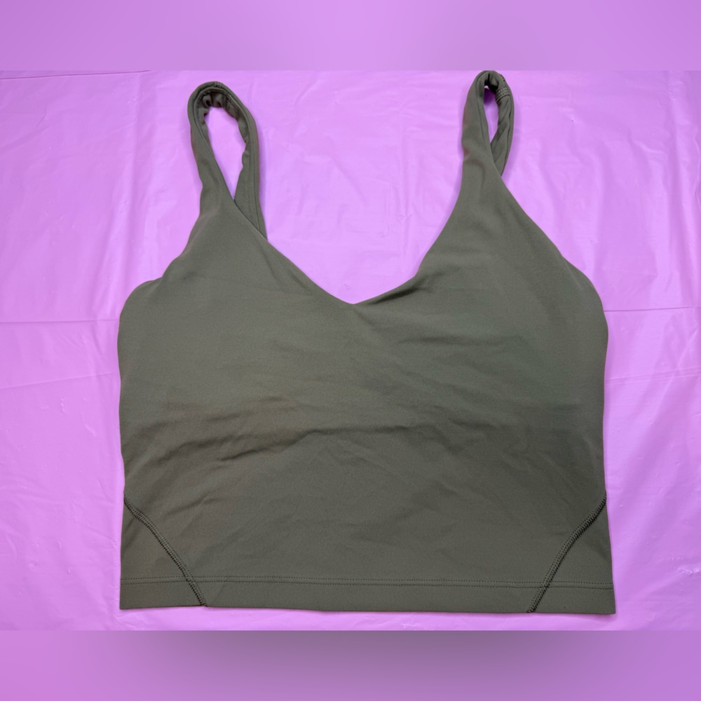 Lululemon Olive Green Women's Tank Top